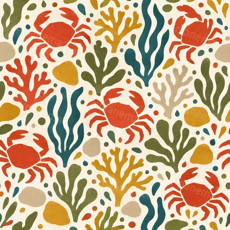Organic Paper Cut Seamless Patterns