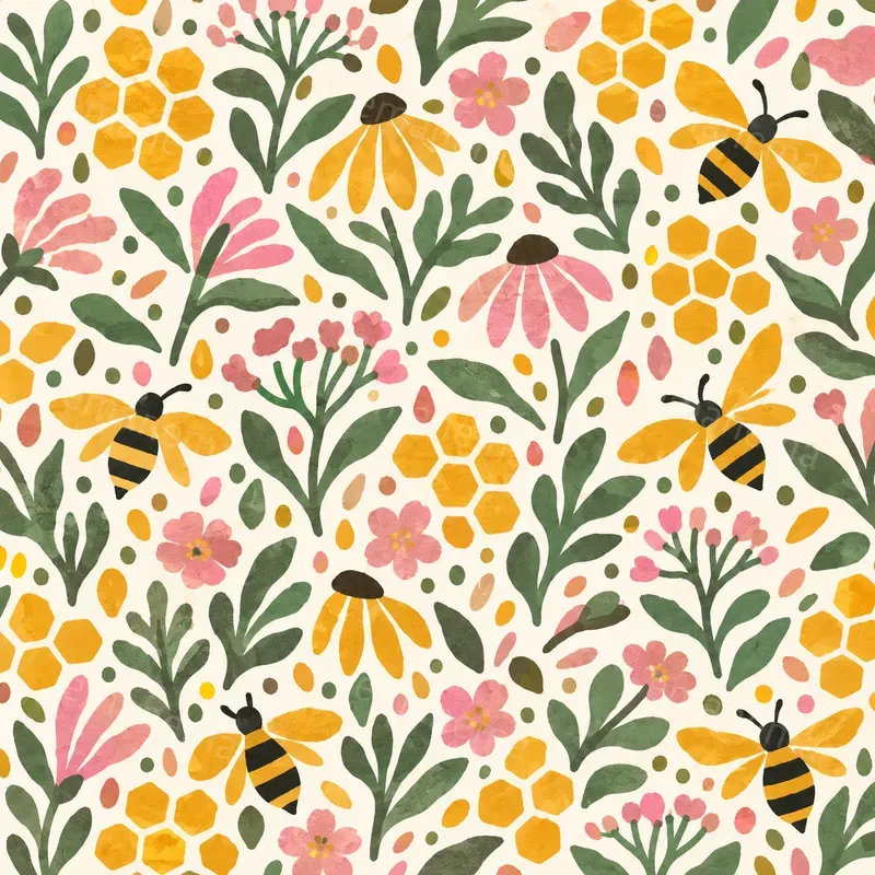 Organic Paper Cut Seamless Patterns