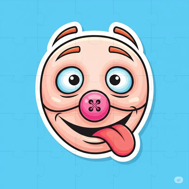 Funny Disguise Face Stickers