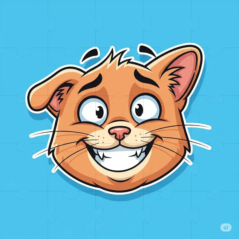 Funny Disguise Face Stickers