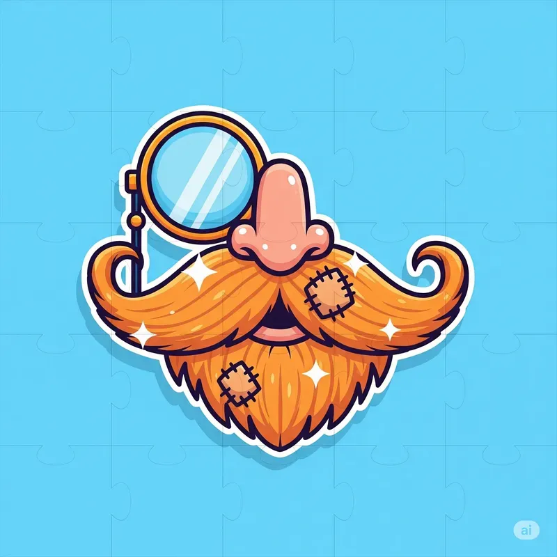 Funny Disguise Face Stickers