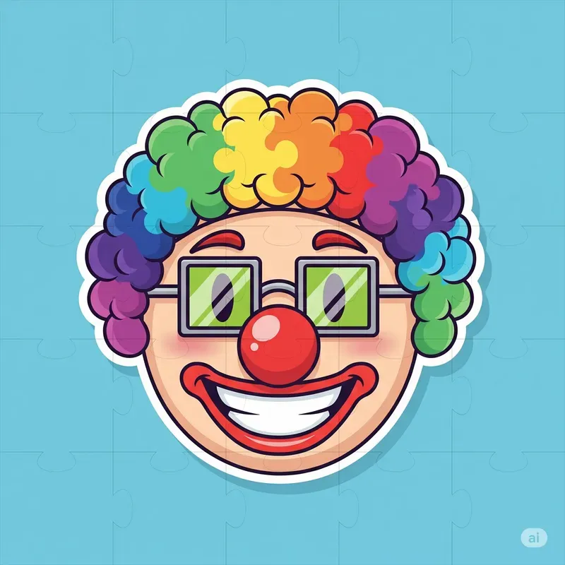 Funny Disguise Face Stickers