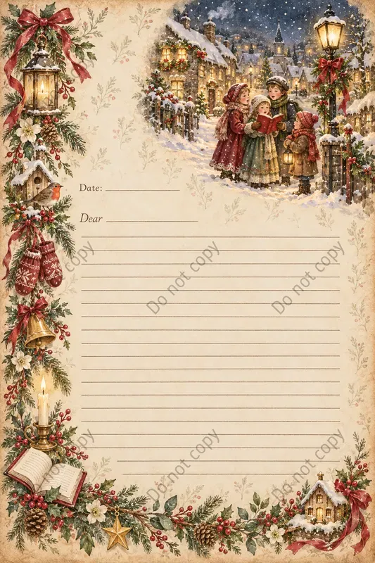Cottagecore Christmas Journal Pages