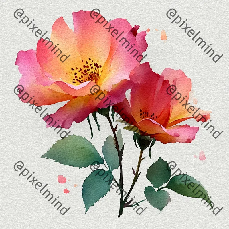 Blush Watercolor Luxury Icon Makers