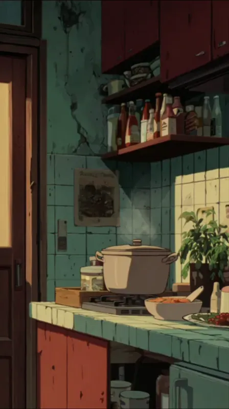 Warm Nostalgic 90s Anime Illustrations