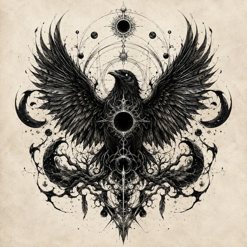 Dark Celestial Tattoos