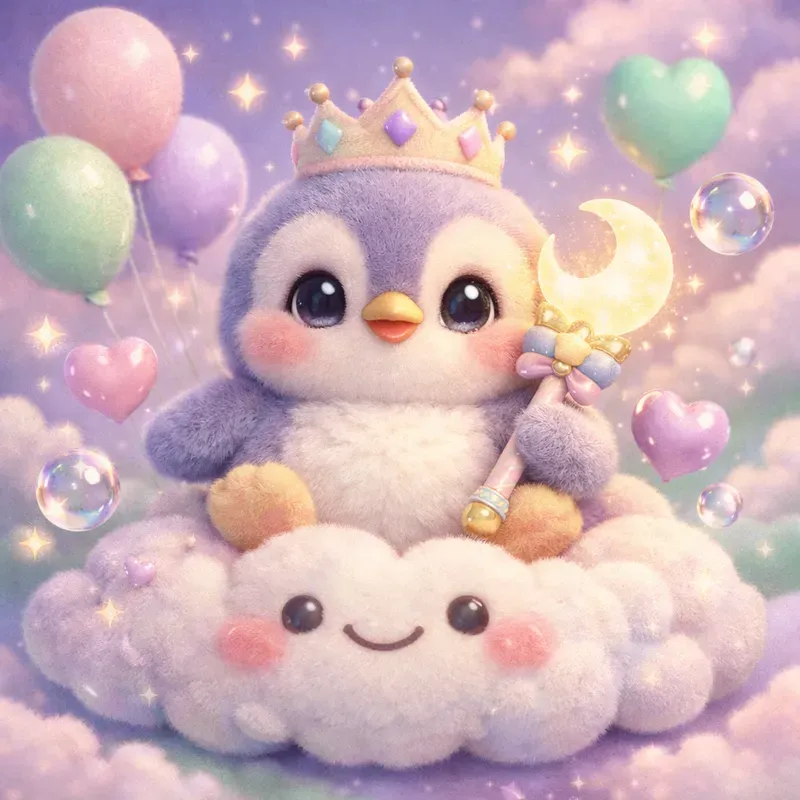 Pastel Cloud Animal Dreamscapes
