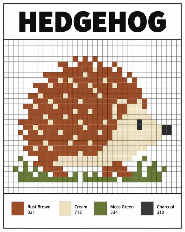 Counted Cross Stitch Pattern Charts