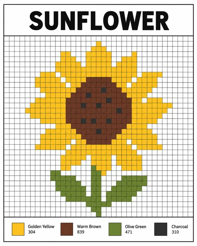 Counted Cross Stitch Pattern Charts