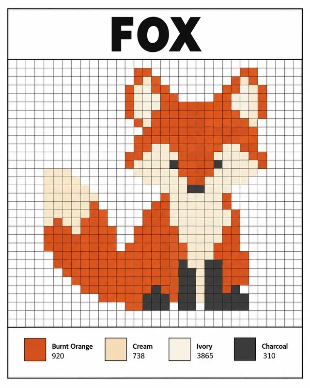 Counted Cross Stitch Pattern Charts