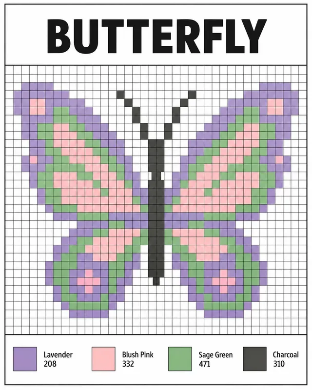 Counted Cross Stitch Pattern Charts