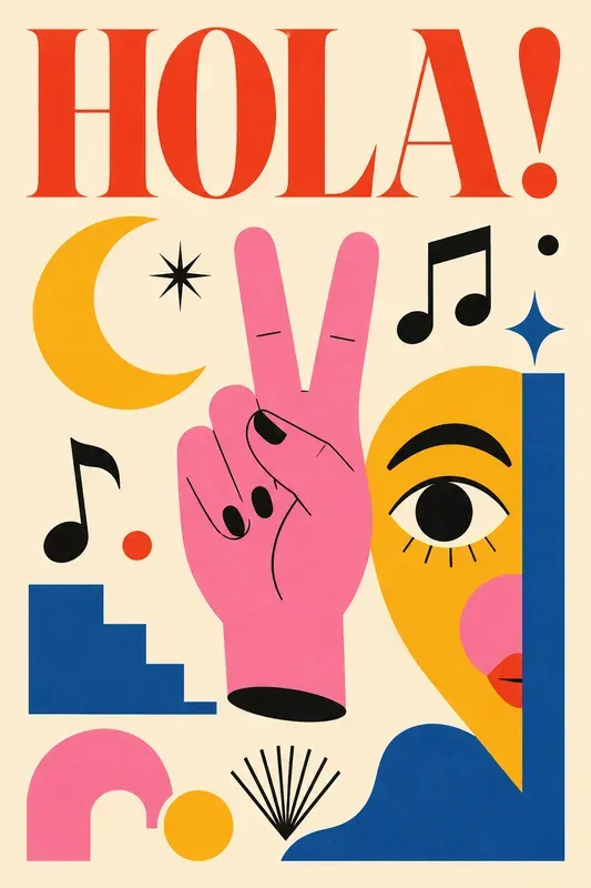 Retro Pop Art Vector Posters