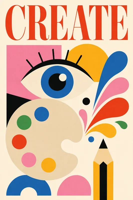 Retro Pop Art Vector Posters