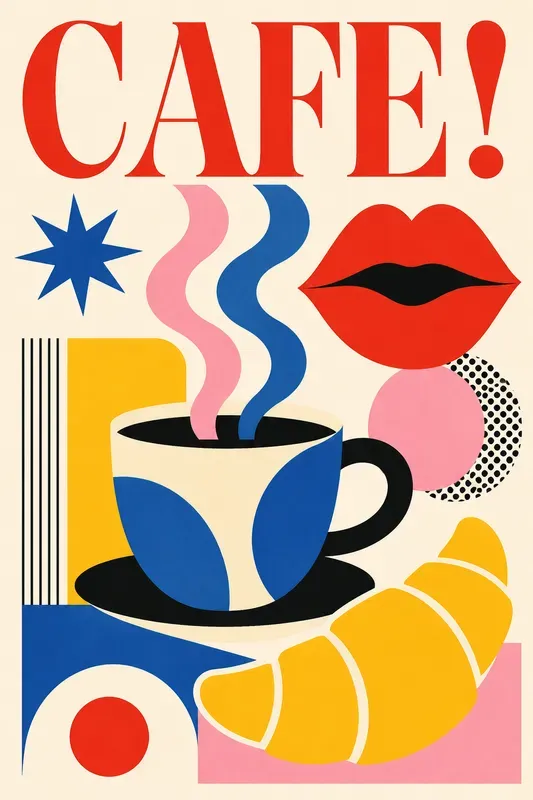 Retro Pop Art Vector Posters