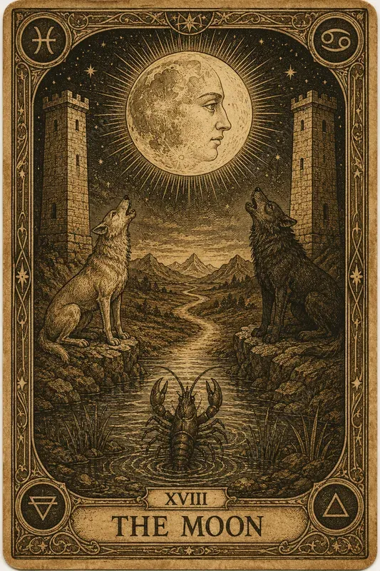Classic Mystical Tarot Card Art