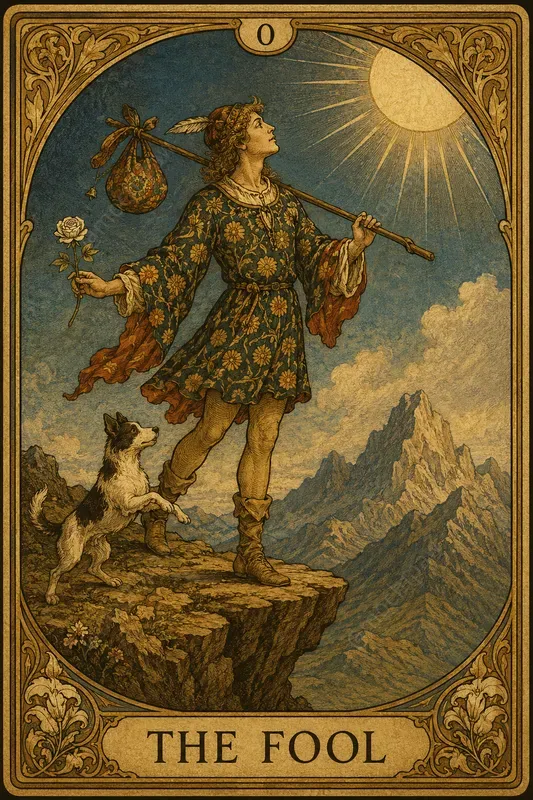 Classic Mystical Tarot Card Art
