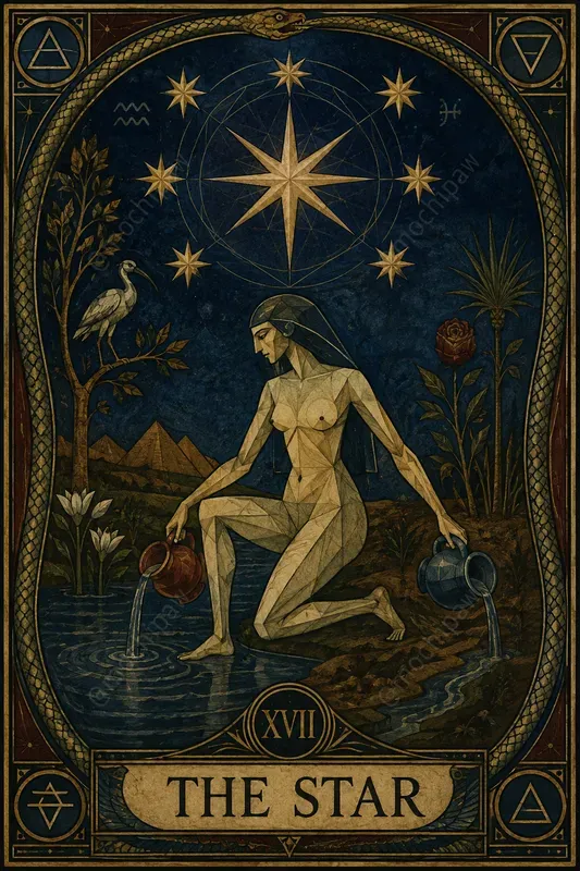 Classic Mystical Tarot Card Art