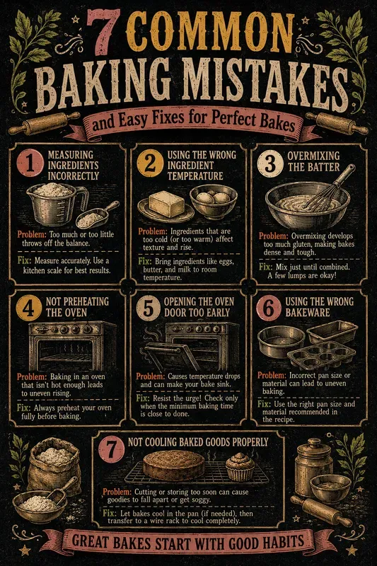 Cooking Mistakes Infographic Makers