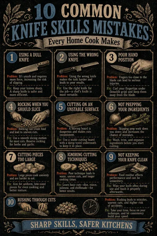 Cooking Mistakes Infographic Makers