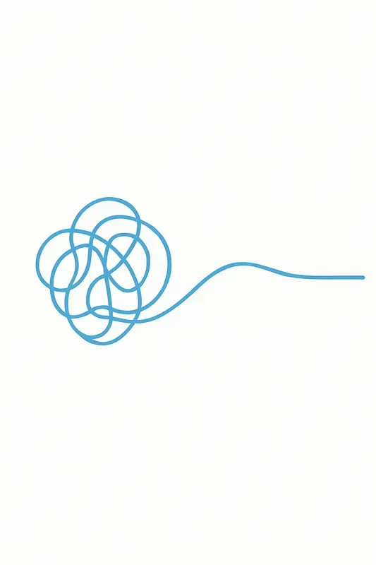 Minimalist Untangled Lines