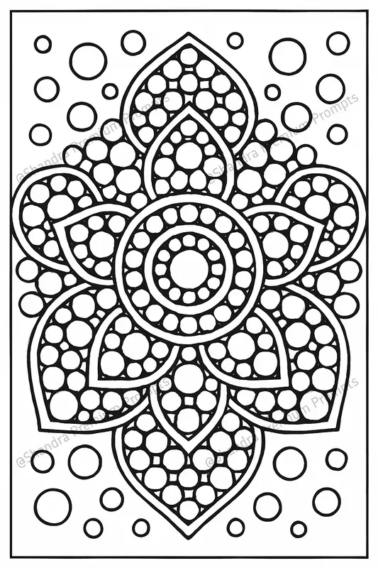 Adult Dot Marker Coloring Book Pages
