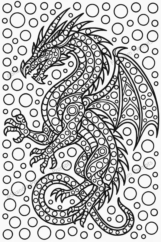 Adult Dot Marker Coloring Book Pages