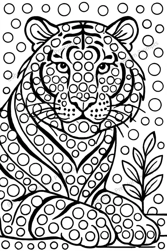 Adult Dot Marker Coloring Book Pages