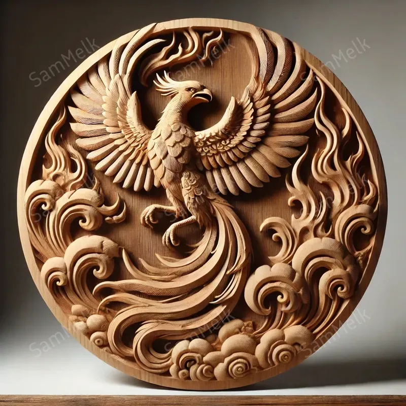 Detailed Carved Art For Logos