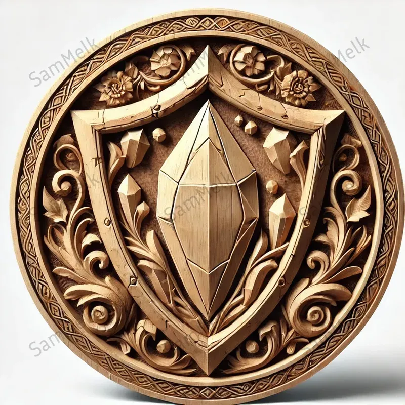 Detailed Carved Art For Logos