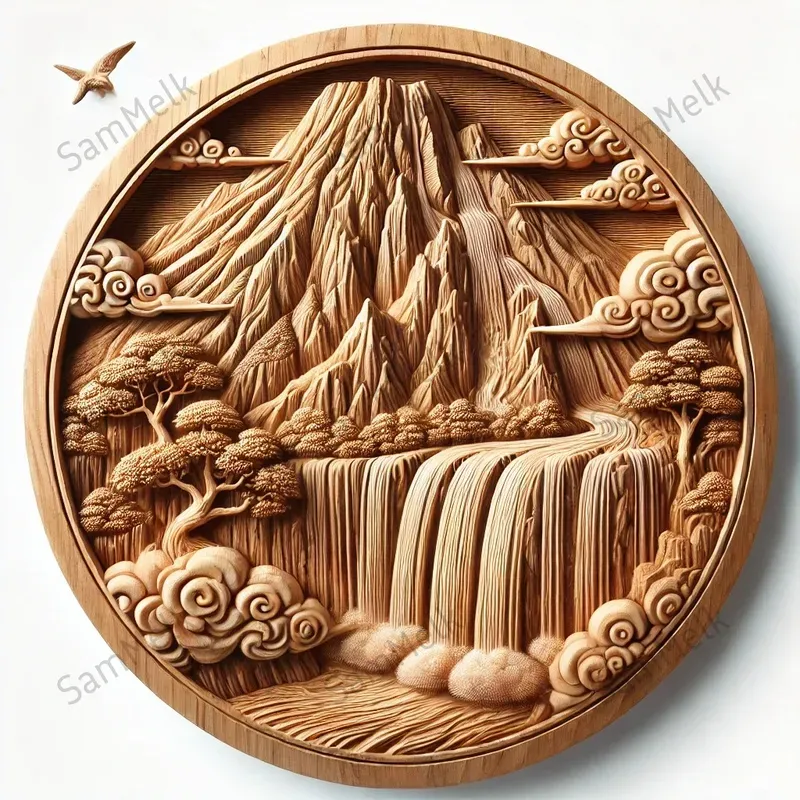 Detailed Carved Art For Logos