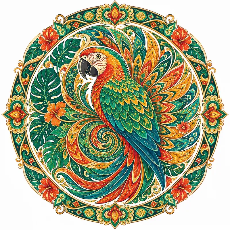 Premium Bird Mandala Creators
