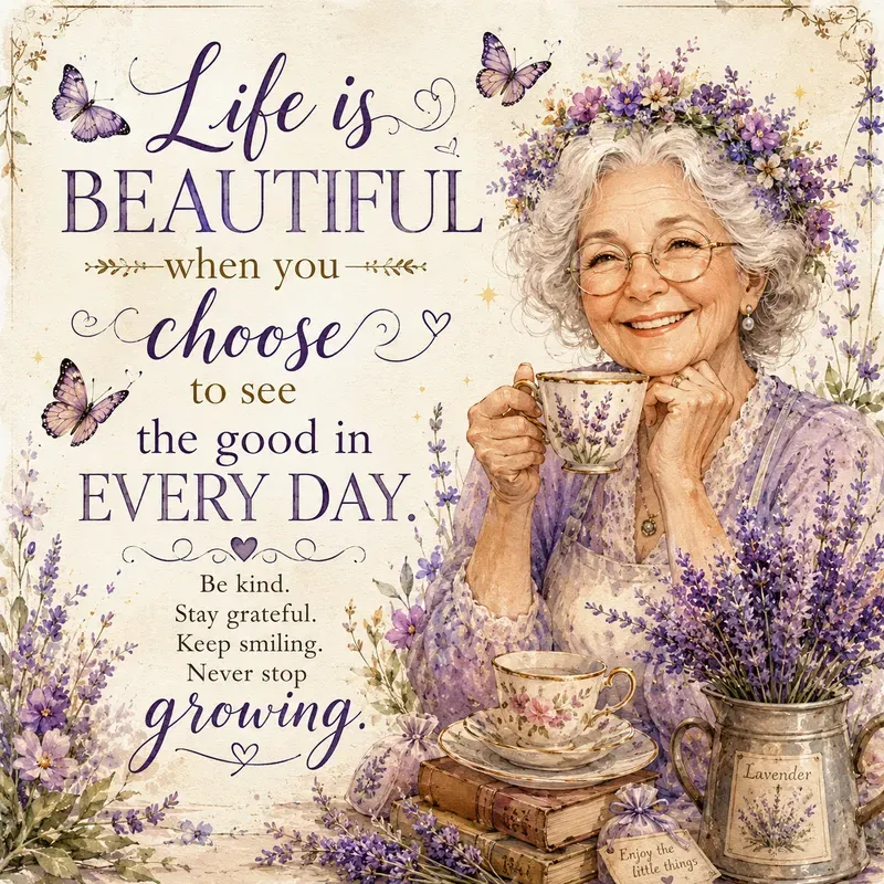 Whimsical Inspirational Quote Portraits