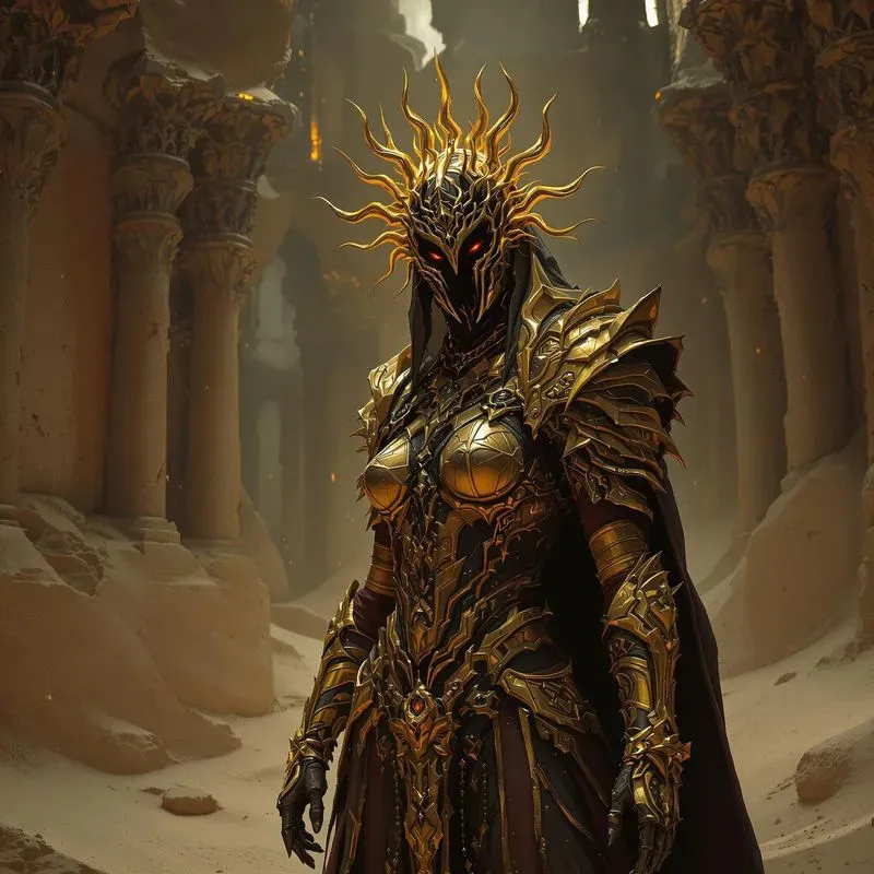 Dark Fantasy Warrior RPG Characters