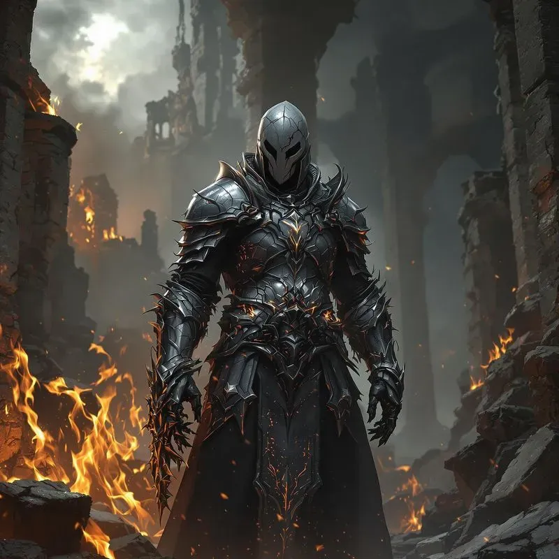 Dark Fantasy Warrior RPG Characters