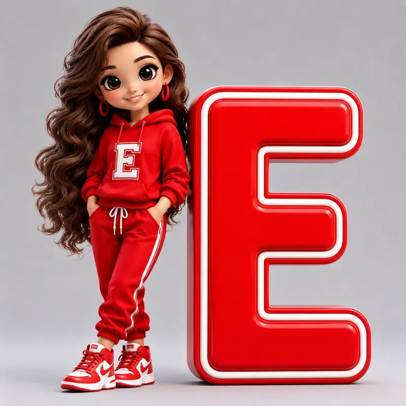 3D Cartoon Alphabet Tshirt Kits