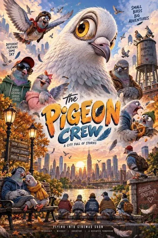Pigeon City Adventure Posters