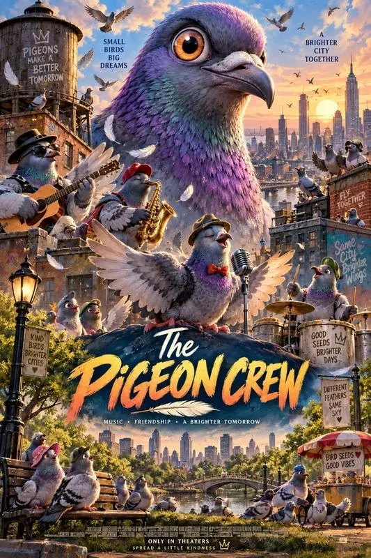 Pigeon City Adventure Posters