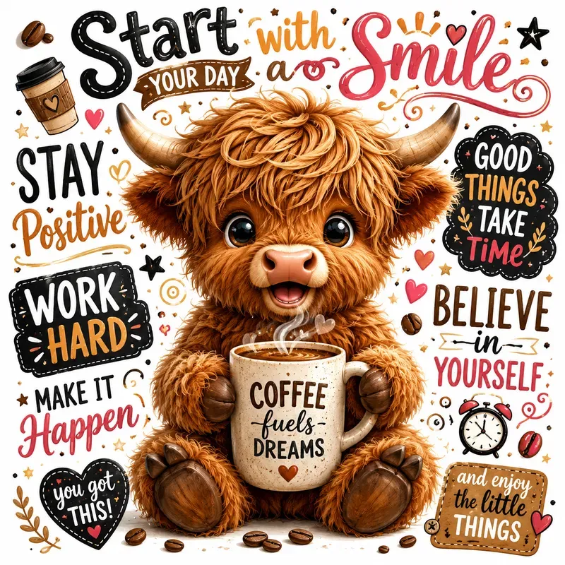 Cute Coffee Quote Puppy Poster Makers