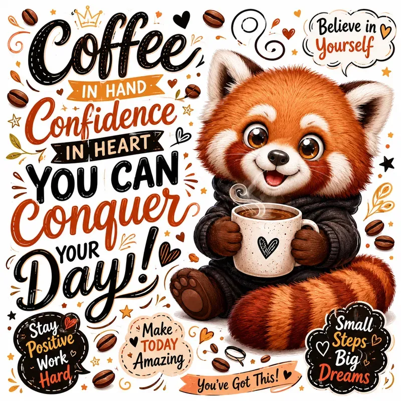 Cute Coffee Quote Puppy Poster Makers
