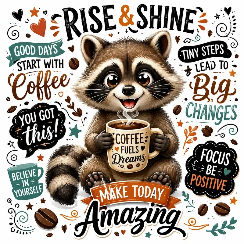 Cute Coffee Quote Puppy Poster Makers