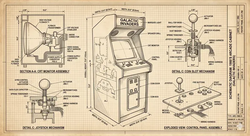 Vintage Blueprint Art