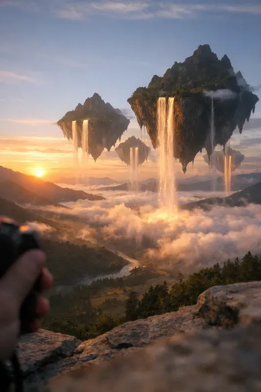 Viral Fantasy Landscape Photo Generator