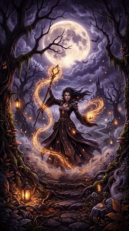 Halloween Fantasy Compositions Art