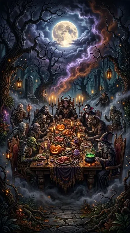 Halloween Fantasy Compositions Art