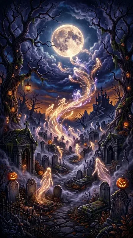 Halloween Fantasy Compositions Art