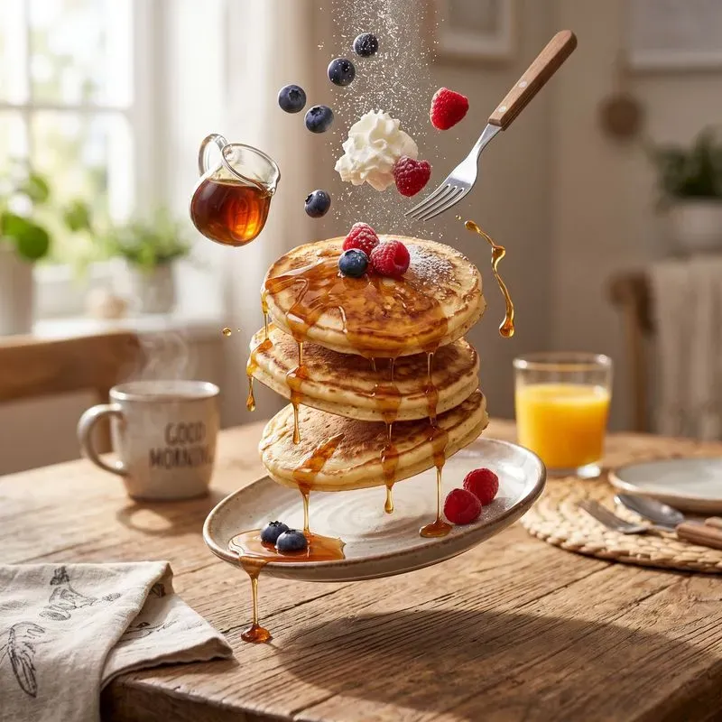 Floating Breakfast Photography
