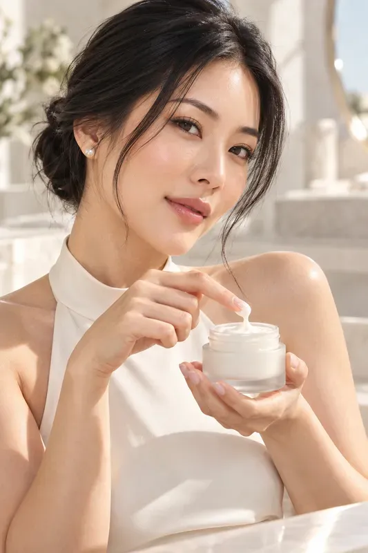 Luxury Beauty Product Model Ads