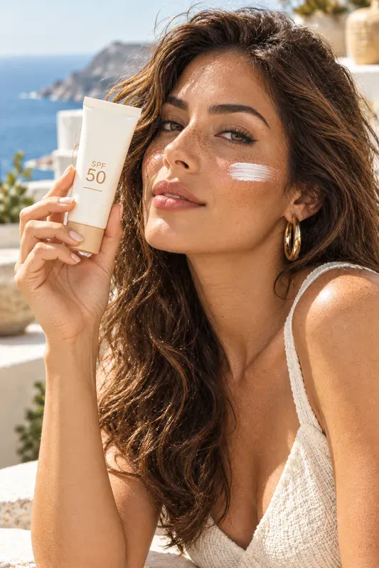 Luxury Beauty Product Model Ads