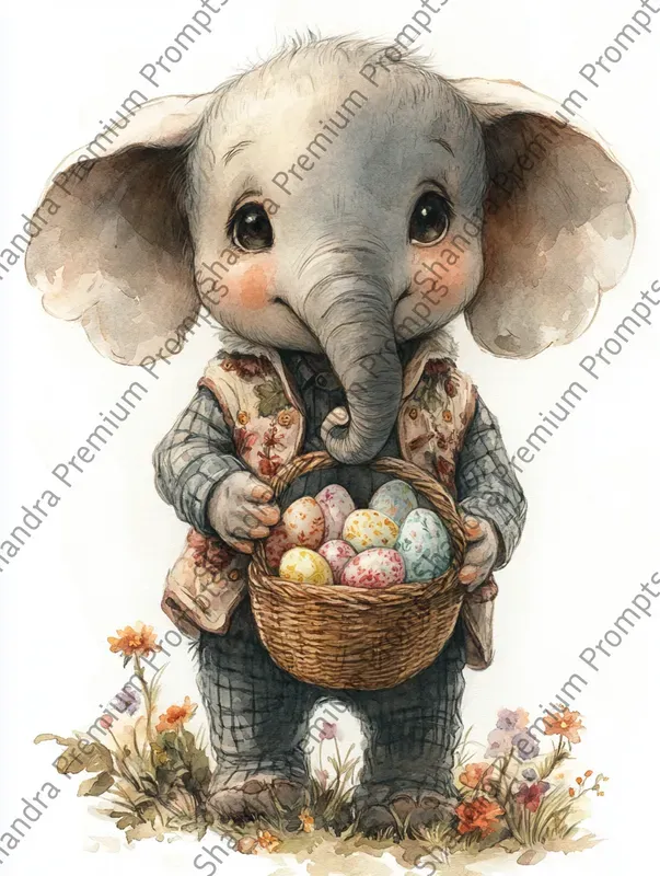 Coquette Easter Animals Cliparts