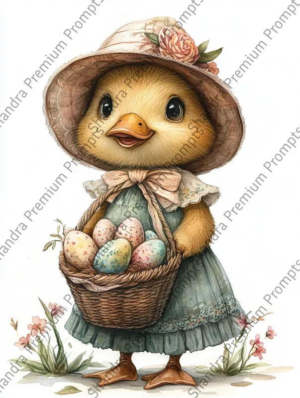 Coquette Easter Animals Cliparts